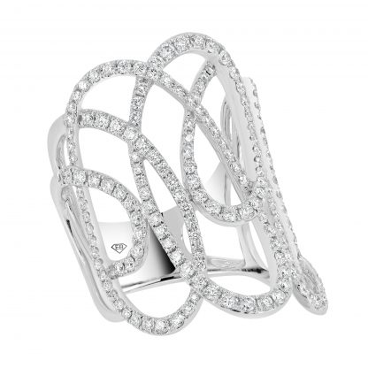 Round Diamond Dress Ring