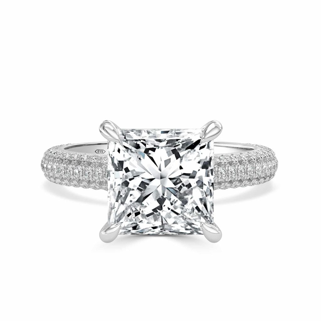 Princess Diamond Engagement Ring