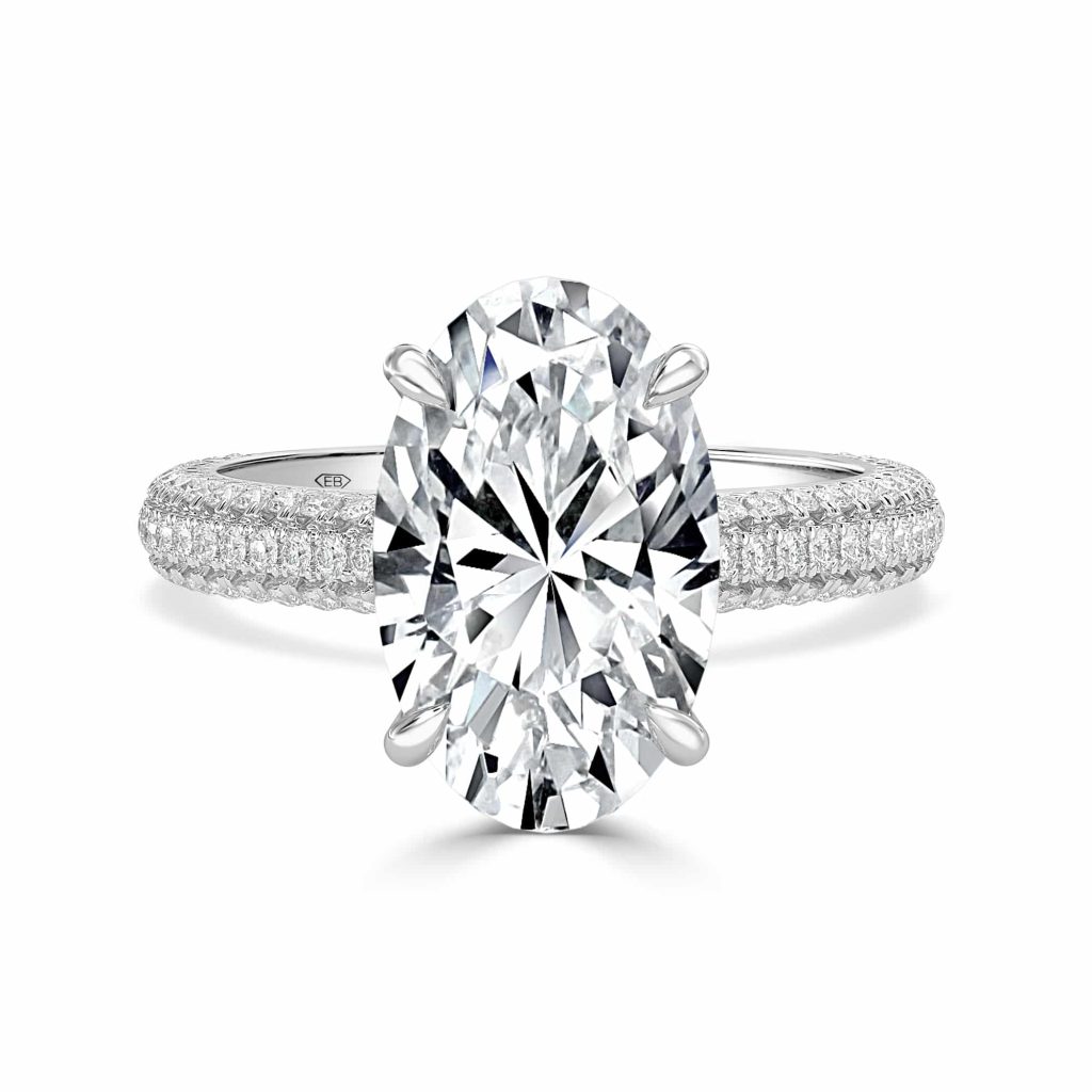 Oval Diamond Engagement Ring