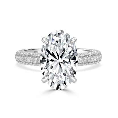 Oval Diamond Engagement Ring
