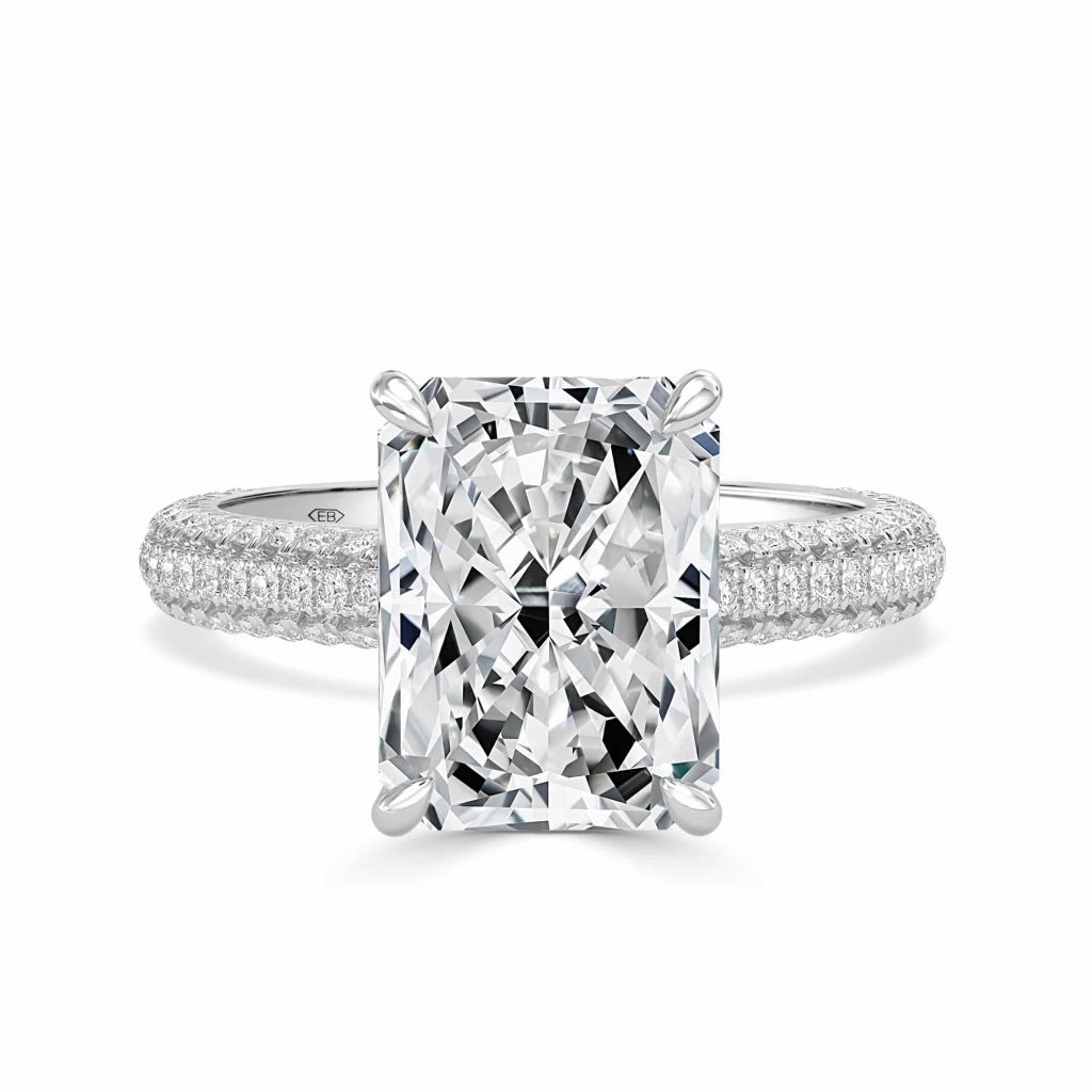 Radient Diamond Engagement Ring