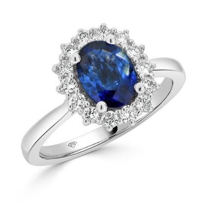 Sapphire Engagment Ring
