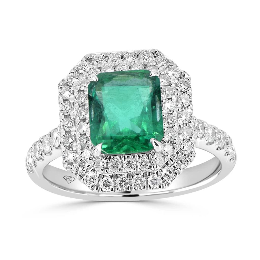 Emerald Engagement Ring