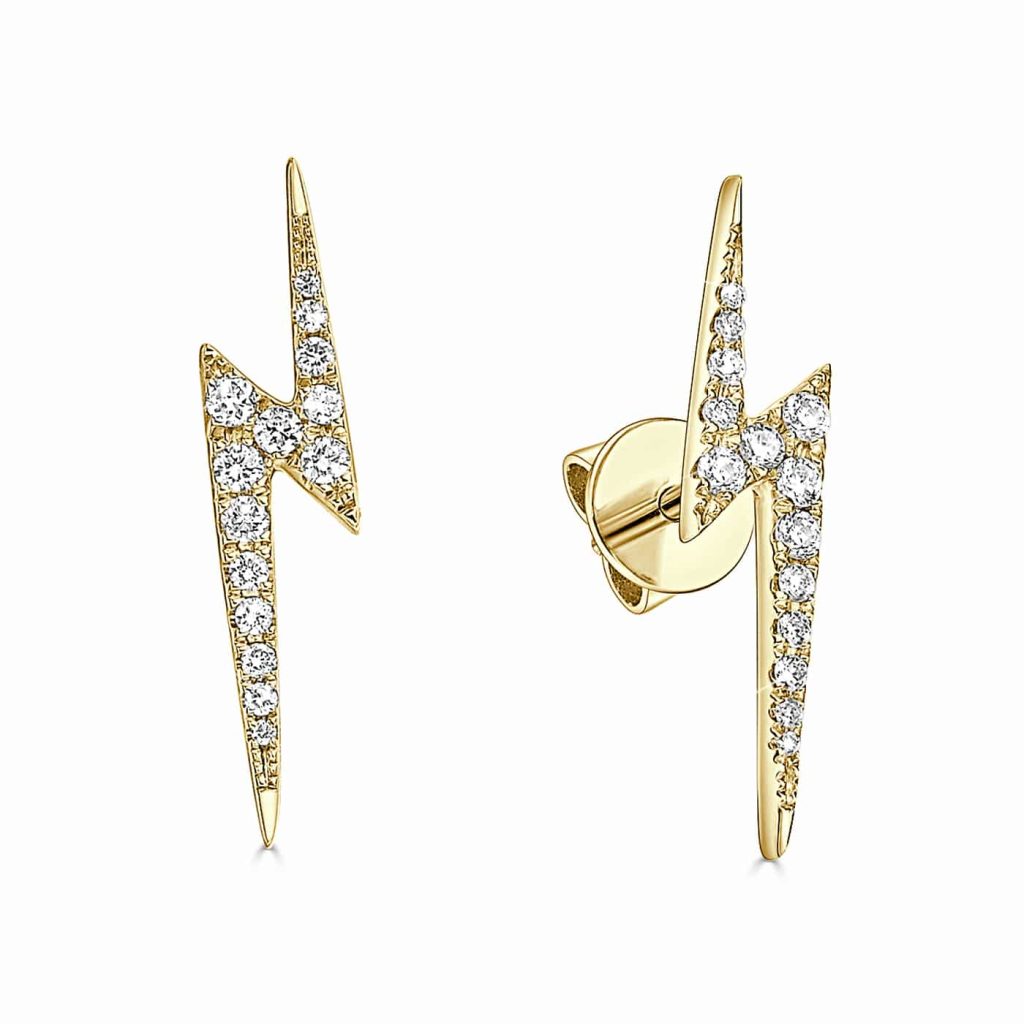 Round Diamond Bolt Studs