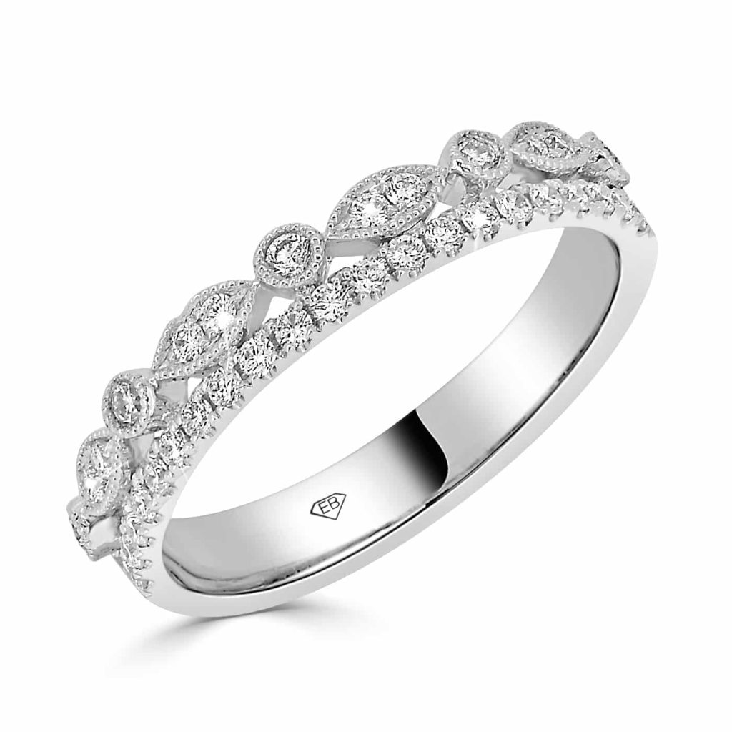 Diamond wedding band