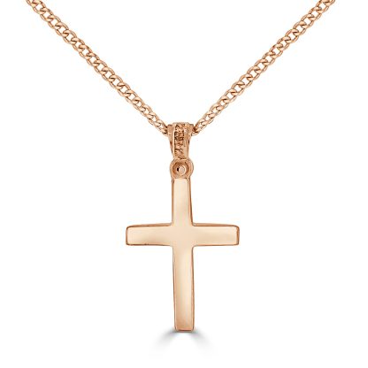Polished 18kt Cross