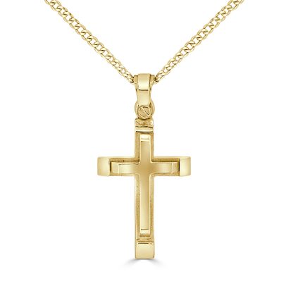 Yellow Gold Cross Pendant