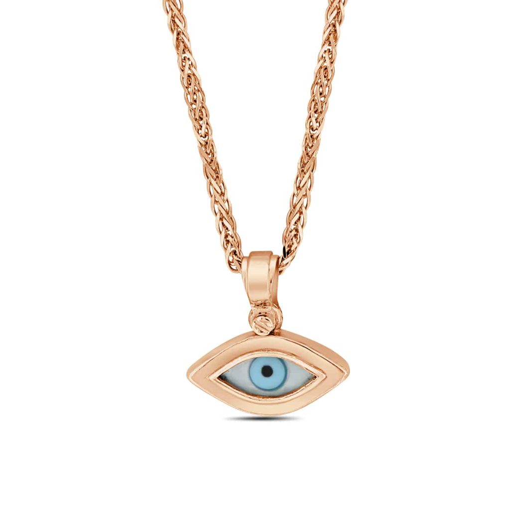 Gold Evil Eye Pendant