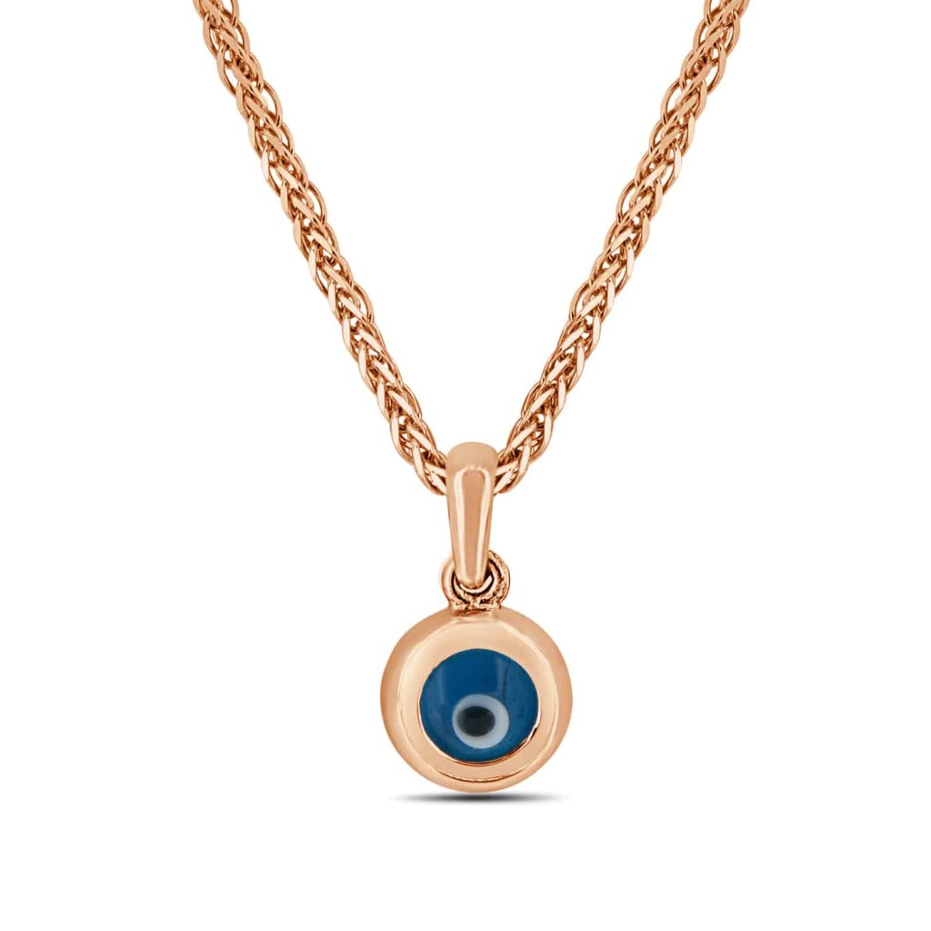 Gold Evil Eye Pendant