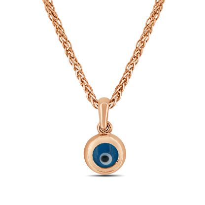Gold Evil Eye Pendant