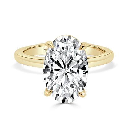 Oval Cut Solitaire Engagement ring