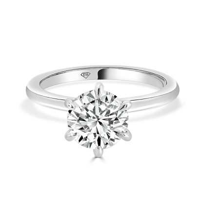 Round Diamond Solitaire Engagement Ring