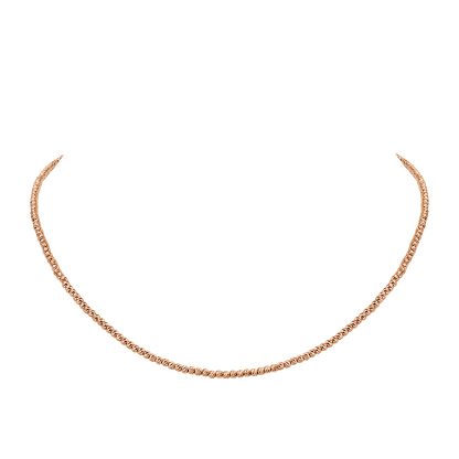 Elegant 18kt rose gold chain necklace from Ernesto Buono Fine Jewellery.