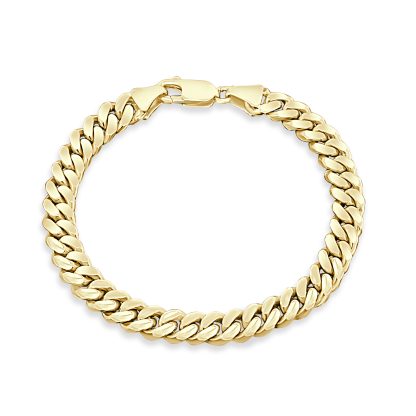 Yellow gold men’s bracelet