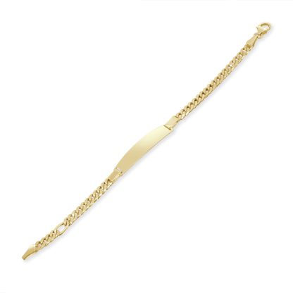 Baby gold ID chain bracelet