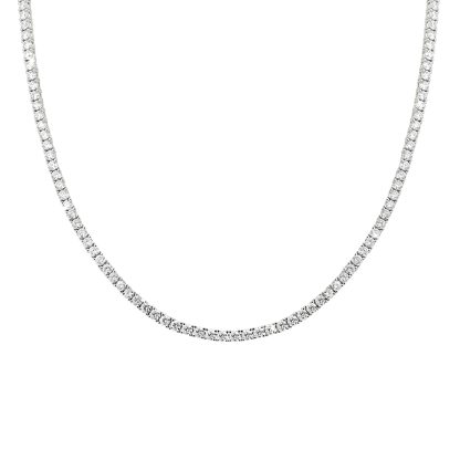 10ct lab diamond necklace