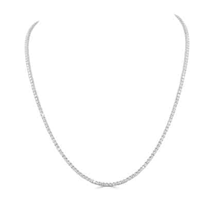 7ct diamond tennis necklace
