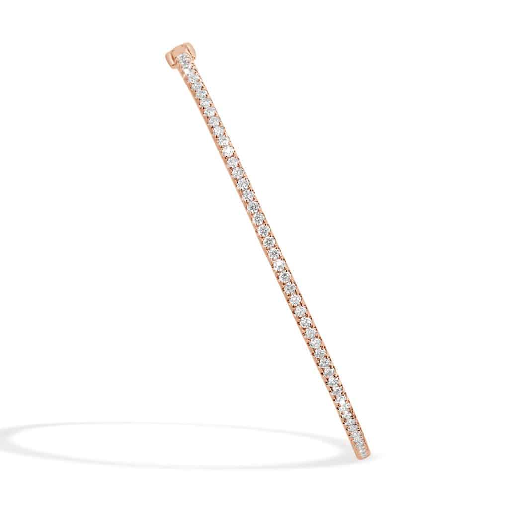 18kt gold diamond bangle