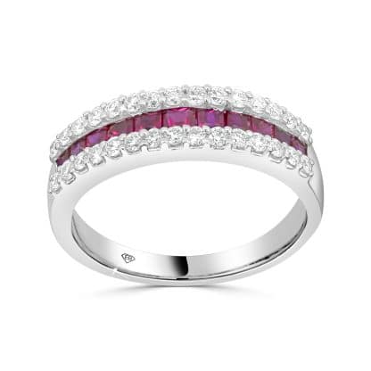 Ruby ring cocktail ring