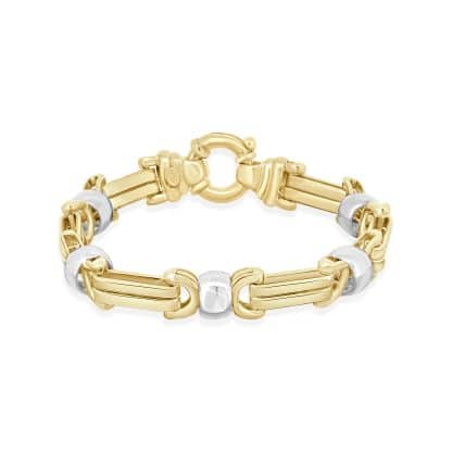 Elegant gold wrist chain