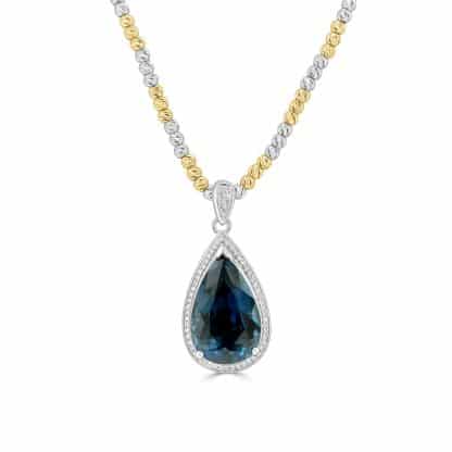 London blue topaz pendant