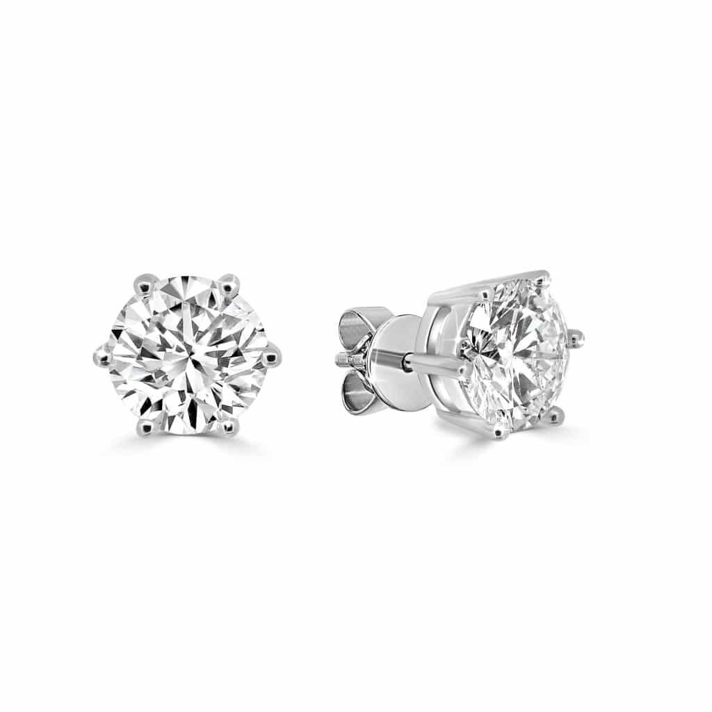 Lab Diamond stud earrings