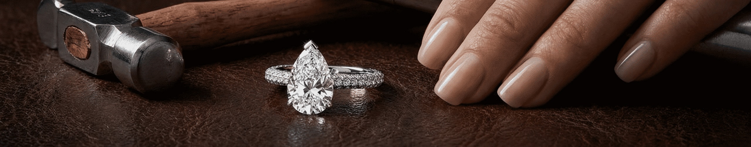 Side Diamonds Engagement Ring